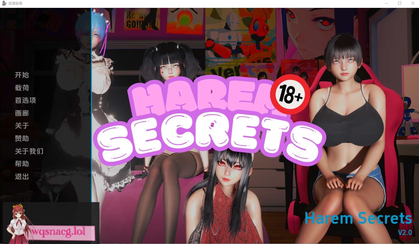 [亚洲风SLG/汉化] 后宫的秘密 Harem Secrets 2.1PC+安卓汉化-万千少女游戏万千少女游戏网